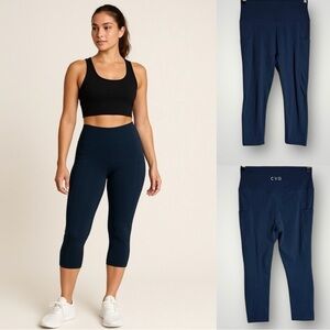 Women's Dark Blue CVG Capri Leggings